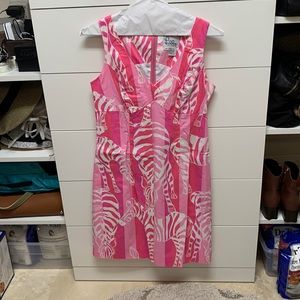 Lilly Pulitzer fully lined cotton dress size 10  NWOT